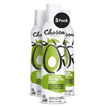 초슨 푸드 Chosen food 코스트코 멕시코 퓨어 아보카도 오일 스프레이 170g, 6온스(3팩)