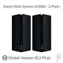 샤오미 AX3000 무선 기가비트 라우터 메쉬 와이파이 VPN 증폭기 듀얼 주파수 신호 증폭기 256MB 5G Full OFDMA PPPoE, CHINA, EU Adapter_Global Version 2PCS