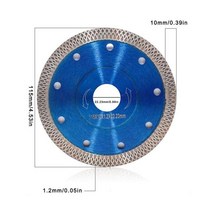 105/115/125mm 다이아몬드 톱 블레이드 디스크 도자기 타일 세라믹 화강암 대리석 커팅 앵글 그라인더 스톤, 02 115
