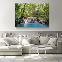 풍수아트 01.[I]재물폭포 | 캔버스액자 80호[97x145.5cm]