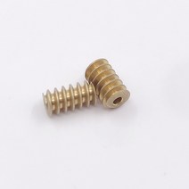 웜기어 베벨기어 저속모터 감속기 1개 0.5 모듈러스 1.98mm/ 2.3mm/ 조리개 구멍 직경 황동 구리 웜기어 전, 01 1.98mm
