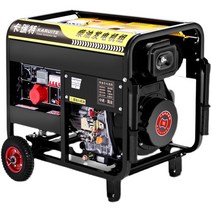 저소음 캠핑 발전기 차박 보조 배터리 전원 미니 비상용, KPHOUT 파워 5.5KW 디젤 220V