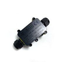 IP68 방수 정션 박스 2 웨이 3 6-12mm 커넥터 글 랜드 전기 24A 450V 밀폐형 지연 야외, 9-12mm_2 Way-IP68