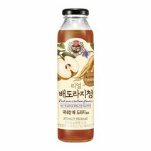 CJ제일제당 풍미 백설 리얼 배도라지청 국내산 진액 배도라지차 별미 홈카페 커피시럽 엑기스 310ml 단맛 소스, 13개