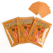 골드 인삼 25매입 058 통증 관절 근육뭉침 허리 찜질 아빠 선물, 단품