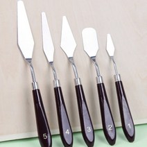 아크릴 물감 유화 페인팅 나이프 5종