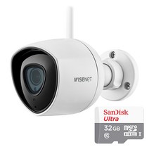 와이즈넷 한화테크윈 200만화소 실외형 가정용 홈 CCTV HNO-E60 / AS 1년 홈캠, HNO-E60+Micro SD Card 32GB