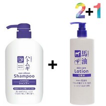 하또무기 율무 샴푸 열 스케일링 지루성 가려움 50대, 율무샴푸 2개_히알스킨180ml 1개