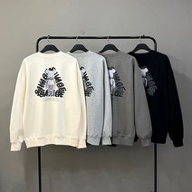 맨스토리 남여공용 오버랩 곰돌이 합포 맨투맨