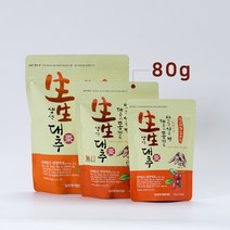 생생대추 슬라이스 동결건조 대추칩 80g, 1개