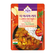 티아시아키친 비프 마살라 커리, 170g, 25개