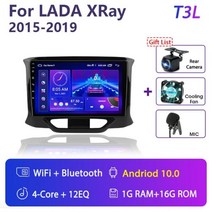 Srnubi-안드로이드 11 자동차 라디오 멀티미디어 플레이어 라다 X 레이 Xray 2015 - 2019 2 딘 내비게이션 GPS 카플레이 오토라디오 스테레오 DVD128477, [02] T3L-Fan-Camera