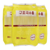 벅스웨이 대용량 구포국수 소면 3kg, 3개