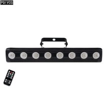 상업용조명 카페 상가 레이져 8x12w RGBW 4in1 긴 스트립 LED 벽 세탁기 무대 염색 조명 DJ 바 스트로브 빛, 01 EU 플매트 카펫 러그