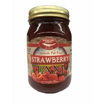 Newport Jerky Company Strawberry Jam 뉴포트 저키 컴퍼니 딸기 잼 무지방 글루텐 무첨가 20oz(3.4kg), 1