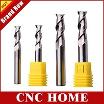 드릴비트세트 육각 밀링 목공 날 HRC55 2 플루트 알루미늄 엔드밀 1mm ~ 20mm CNC 라우터 비트 텅스텐 스틸 카바이드 커터 AL 1 개, 18.0x18Dx150L
