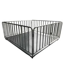 우형기 가축 저울 소 돼지 체중계 농장 저울계 3톤, 1x1.5m(0-3톤)+울타리로무게를잰돼지