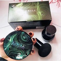1 키트 SUNISA 20g 버섯 헤드 에어 쿠션 CC 크림 모이스춰 라이징 파운데이션 Natural Brightening Makeup BB 크림 아이보리 화이트