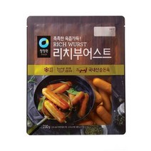 청정원 캠핑음식 리치부어스트 비엔나 소세지 아이들간식 야채볶음 어린이반찬 230g 2개 간단한요리 간편식, 39세트