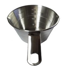 홈베이킹 손잡이 스텐 계량컵 4단 200ml 요리책 조리, 없음