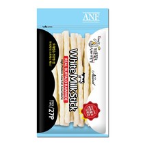 ANF 스틱 개껌 27p, 9개, 화이트 밀크