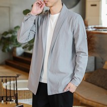 선물 여름 면린넨 쟈켓 남성 코튼 린넨 자켓 linen 마 봄여름 워셔블 코튼린넨 쿨