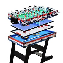 가정용 미니 멀티 게임 포켓볼 당구대 탁구 농구 축구, (탁구 하키 당구)높이137테이블길이76cm