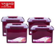 키친플라워 포타맥스 2WAY 김치통 4종세트/투웨이김치통