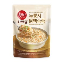 햇반 소프트밀 누룽지닭백숙죽 420g, 21개