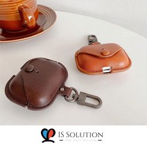 2- 애플 에어팟프로 3세대 버튼 가죽 케이스 차이팟 무선 블루투스 이어셋 샤오미 이어팟 애플 이어로팟 아이팟 에어로팟 슬림핏 가죽 케이스 (ac3-030-2), 네이비, 2-ac3-030 에어팟 프로