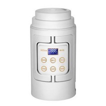 접이식 전기포트 휴대용 여행용 커피 분유 포트 110V/220V 전기 주전자 휴대용 끓는 물 컵 슬로우 쿠커 멀, 01 white_02 EU