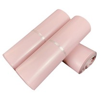 10Pcs 블루/핑크 플라스틱 택배 가방 우유 차 색상 배송 메일 링 작은 선물 포장 비즈니스 익스프레스 폴 리 메일러, [02] Pink 17x30cm