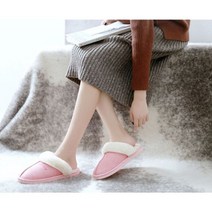 비케이코 털 스웨이드 슬리퍼 양털슬리퍼