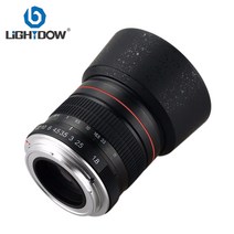 캠코더렌즈 카메라렌즈 Lightdow 85mm F1.8 수동 초점 캐논 EOS 550D 카메라 용 전체 프레임 세로 렌즈, 01 캐논