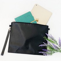 복지센터 가죽공예 수업용 클러치백 만들기 DIY키트 DIY만들기 아동, 1개, 검정