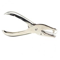 GHSHOP 5-12pack 단일 구멍 핸드 헬드 종이 펀치 종이 공예 티켓 구멍 펀처 3mm, 5개, 설명한대로