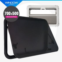 SW 캠핑카 창문 700x500 (PVC 내부프레임) 캠핑카 카라반 모터홈 RV 차박 오토캠핑 여닫이창문