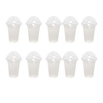 주방계량저울 측량저울 디지털저울 덮개가 있는 차 과일 구멍이 100Pcs 500ml 일회용 투명 플라스틱 컵 돔, 한개옵션2, 01 As Shown, 한개옵션1