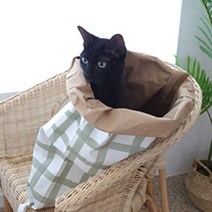 네코지오 고양이 바스락 종이숨숨집, 핑크