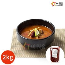 아워홈 행복한맛남 육개장 양념장 2kg x 1봉, 단품