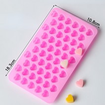 캔들만들기 DIY 양초 55 사랑 실리콘 몰드 diy 방향족 미니 하트 수제 비누 수지, 분홍