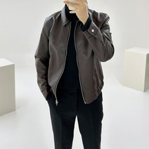 아도르클래식 시드 카라 집업 라이더 가죽 자켓