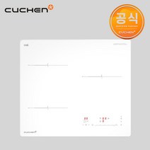 쿠첸 화이트 3구 인덕션 IH 전기렌지/전기레인지 CIR-O2IH33FLBIB (빌트인/프리스탠딩)(설치무료), 프리스탠딩