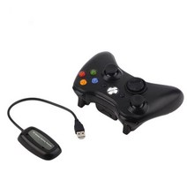 무선/유선 게임 패드 Xbox 360 콘솔용 xbox 컨트롤러용 수신기 포함 조이스틱 ps3 win7/8/10 용, [02] wireless