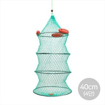 싸파 부력 살림망 4단 40cm 바다좌대 양어장 갯바위, 단품