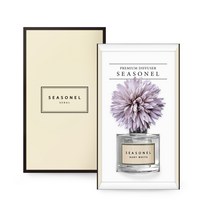시즈넬 차량용 선물세트 디퓨저 50ml 니들맘 라벤더, 베이비화이트, 1세트