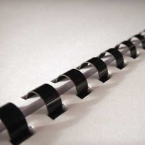 365W667488 제본 6mm A4 100개입 제본기 열 링 와이어 페로우즈, 화이트(53450)