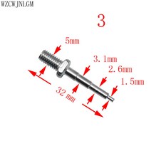 다양한 귀 태그 클램프 액세서리 5mm 스레드 마크 바늘 돼지 양 토끼 적용 5 피스