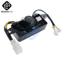 전압 조정기 정류기 단상 AVR 2KW 3KW 가솔린 발전기 전자 시작 볼트 조절, 한개옵션0