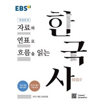 EBS개념완성 자료와 연표로 흐름을 읽는 한국사(20)-색깔 스프링 제본 가능, 코일링 추가[투명], 역사영역